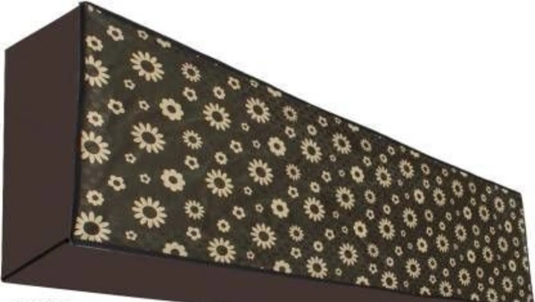 Multicolor PVC Printed 2 Ton AC Cover For Split - 2 Ton, Green, PVC, Pack of1